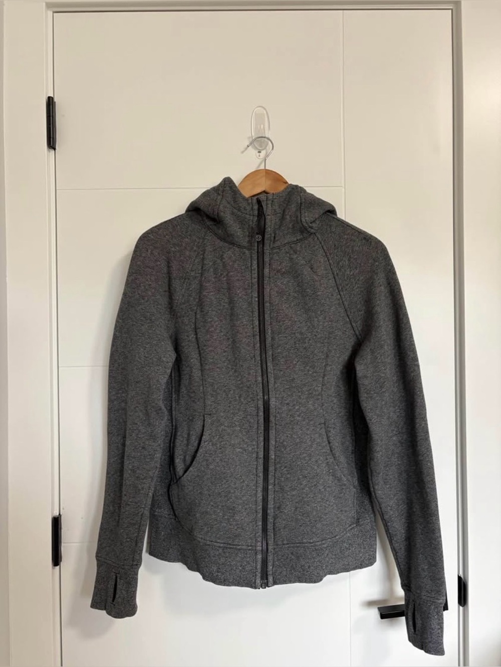 Lululemon Dark Grey Scuba Full Zip - Size 10